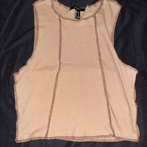 Brown Seam tanktop